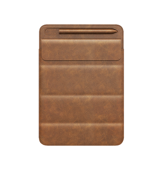 Ipad Air      2020 2022  Deluxe Trade  Trifold Læder Sleeve Vintage Brun