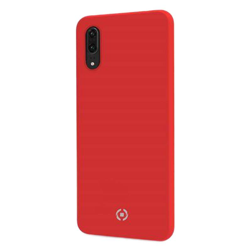 Celly Feeling Huawei P30 Silikone Cover  Rød