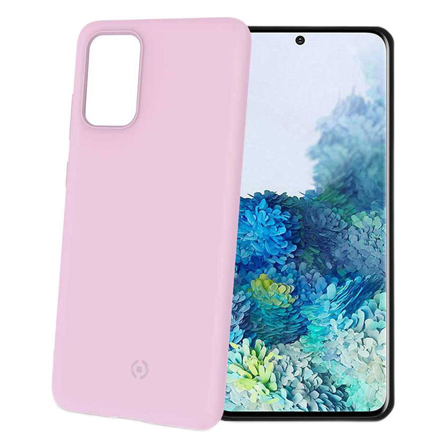 Celly Feeling Samsung Galaxy S20 Silikone Cover  Lyserød