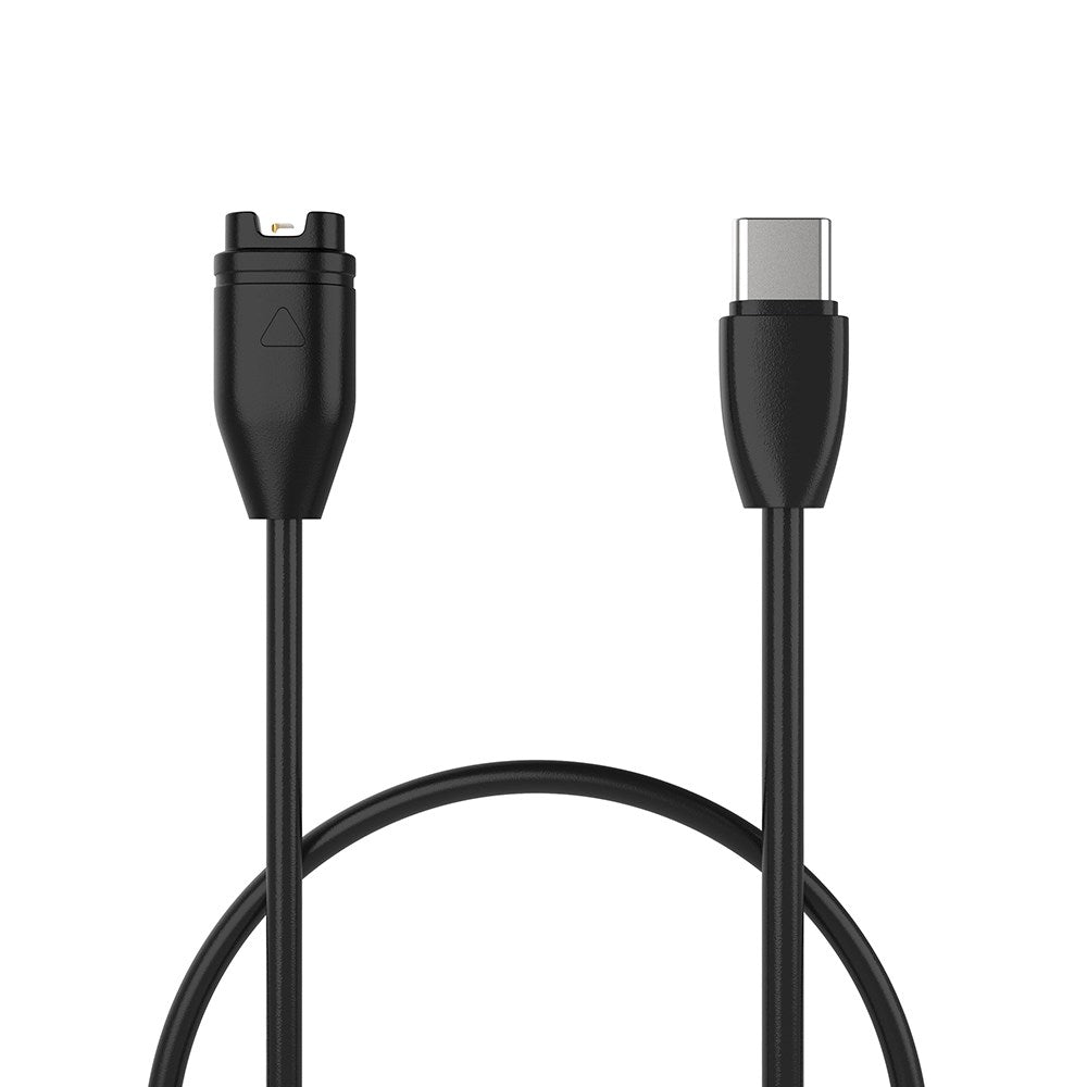 Fixed Usb-  Ladekabel Til Garmin Smartwatch Sort