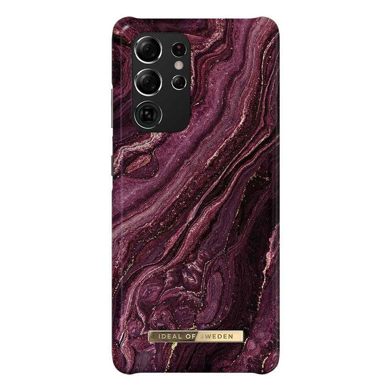 Ideal   Sweden Samsung Galaxy S21 Ultra Fashion Cover  Golden Plum
