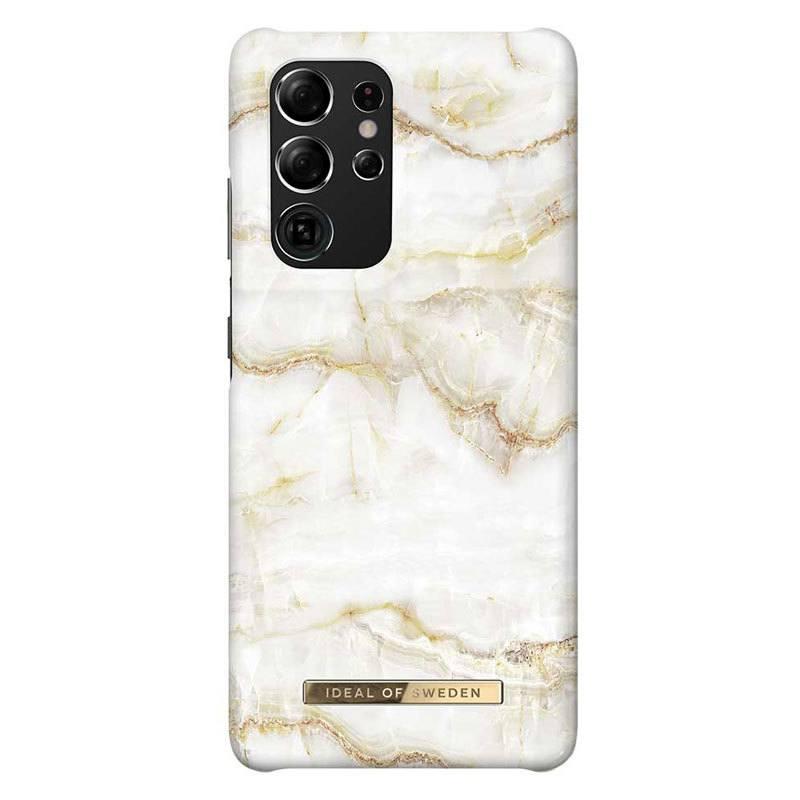 Ideal   Sweden Samsung Galaxy S21 Ultra Fashion Cover  Golden Pearl Marble