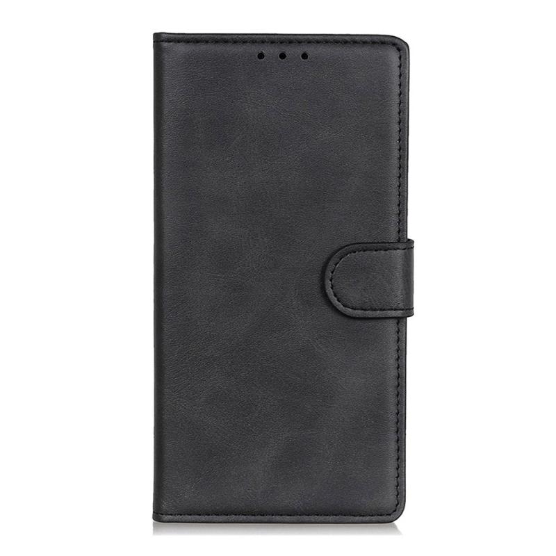 Samsung Galaxy Xcover   Pro Kunst Læder Flip Cover    Kortholder Sort