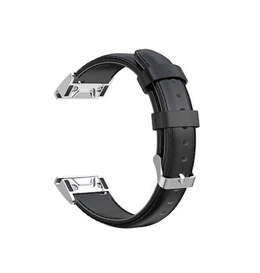 Garmin 20mm   Empiri Trade  Venture Læder Rem Classic Sort