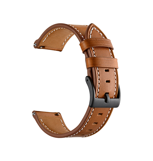 22mm Deluxe Trade  Honor ægte Læder Rem Brun