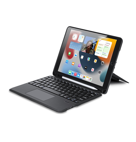 Ipad Air   10   Quot   2019  Dux Ducis Trade  Cover    Magnetisk Trådløs Tastatur Sort