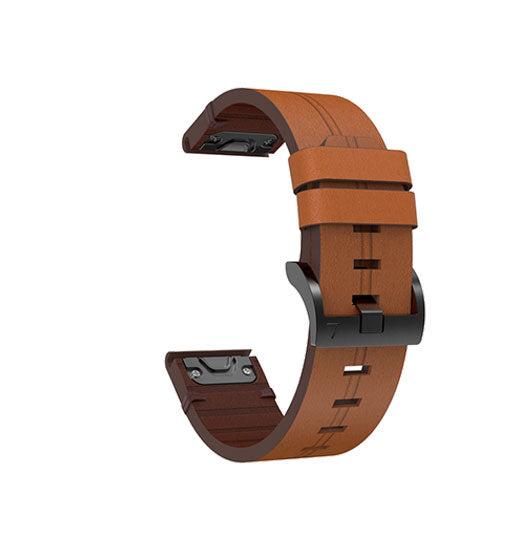 Garmin 20mm   Empiri Trade  Stocky Læder Rem Brun