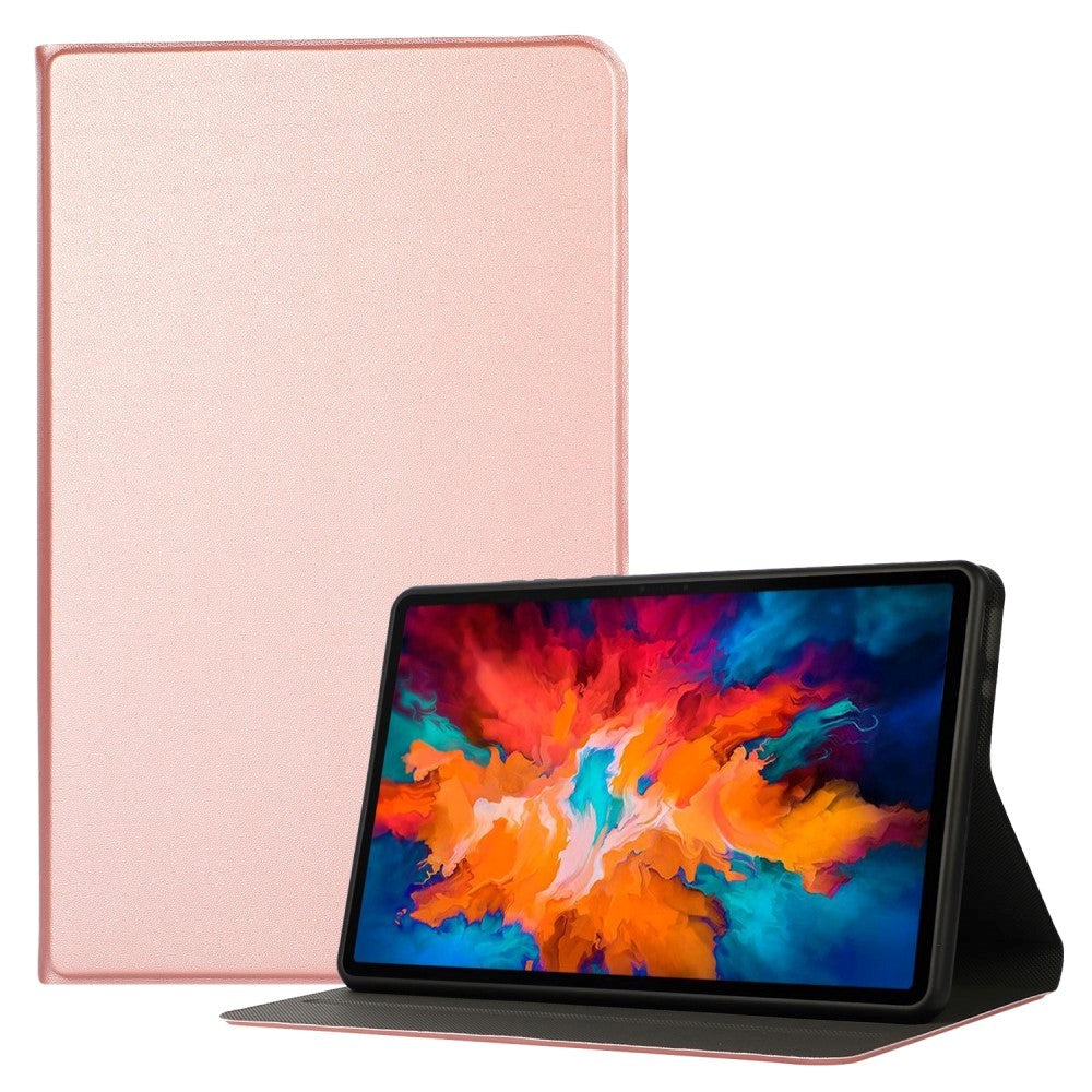 Lenovo Tab M8  2nd Gen    Quot  Blankt Flip Cover    Ståfunktion Rose Gold