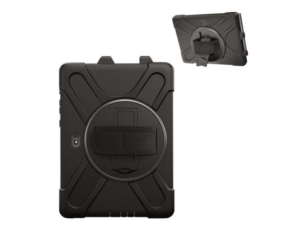 4smarts Grip Bagsidecover Til Tablet Polykarbonat  Termoplastisk Polyuretan  Tpu  Sort For Samsung Galaxy Tab Active4 Pro
