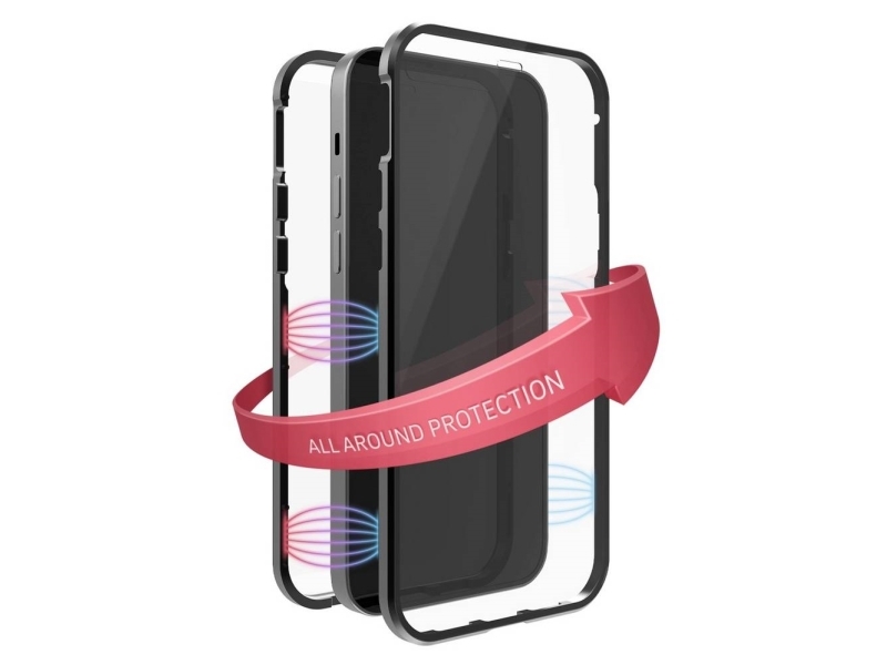 Black Rock 360  Glass Cover Apple Iphone 14 Pro Max Sort 1230tgc02