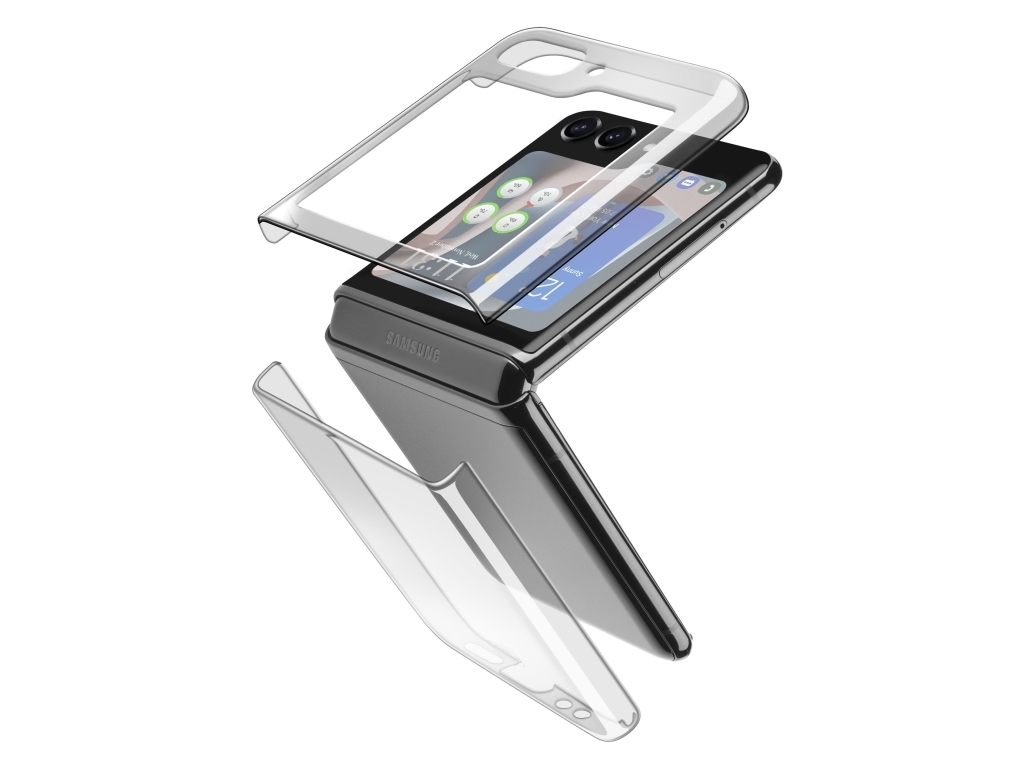 Cellularline Clearcsgalzflip5t  Cover  Samsung  Galaxy   Flip    17         Transparent