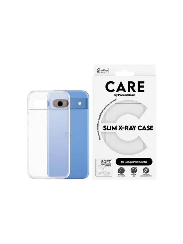 Care   Panzerglass Fashionable Case Transparent  -ray Soft Basic Google Pixel 9a 5g