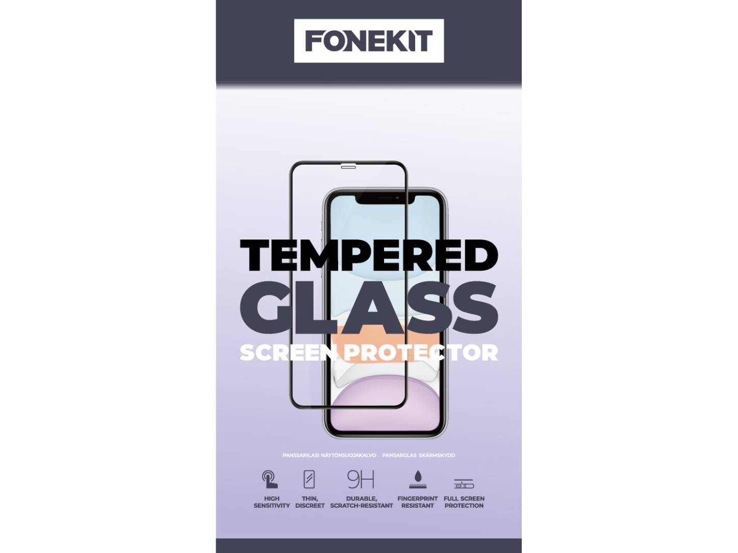 Fonekit Full Cover Tempered Glass  Oneplus   Pro