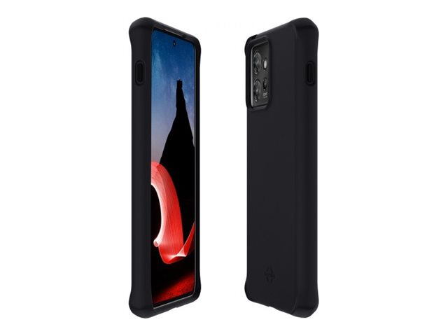 Mobilis Spectrum   Bagsidecover Til Mobiltelefon Grov Impacthane Solid Matsort For Motorola Thinkphone