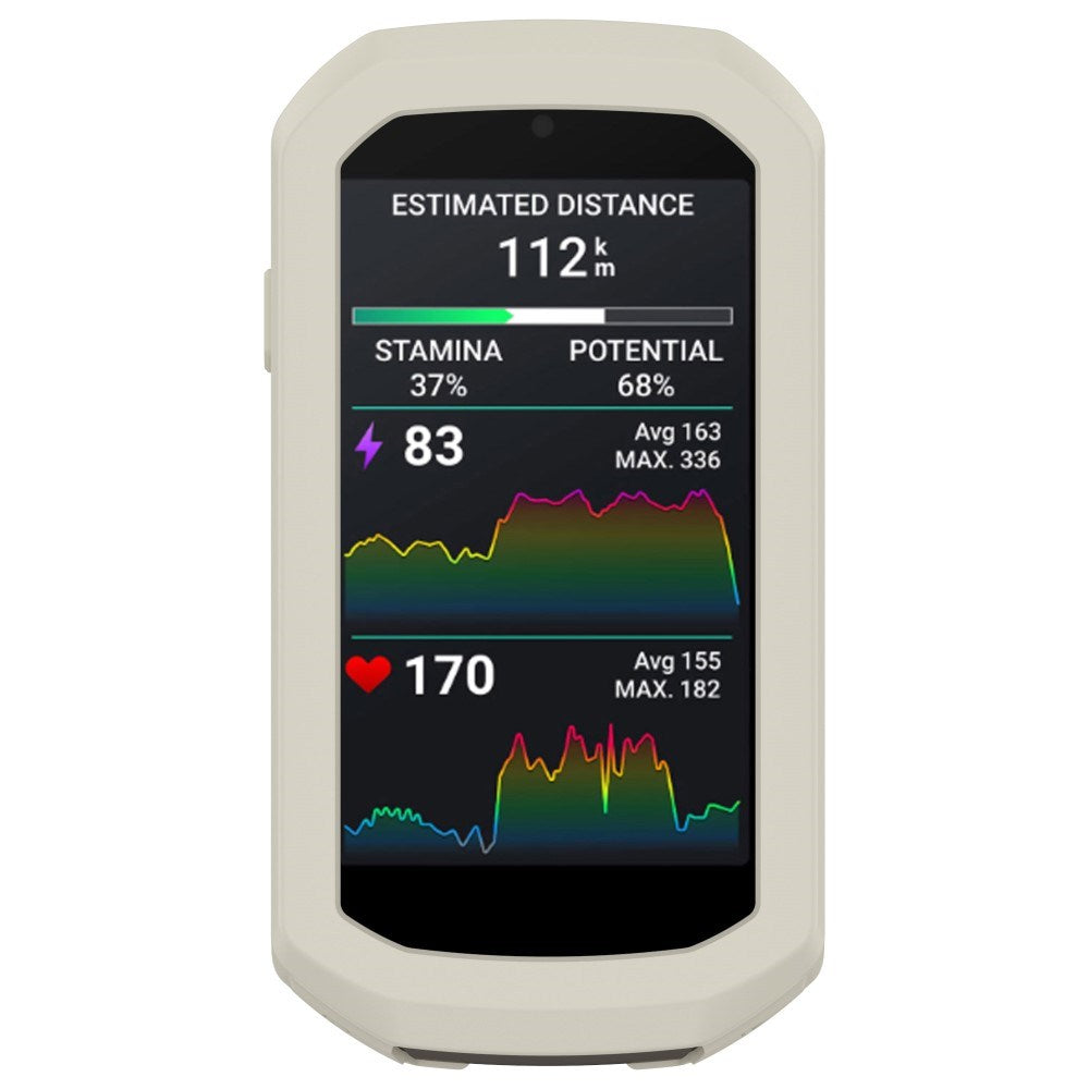 Eiderwood Garmin Edge 1050 Silikone Cykel Computer Cover Beige