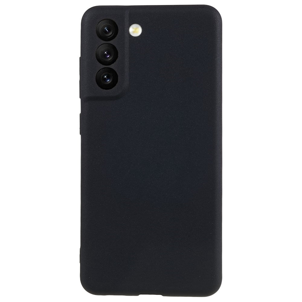Eiderwood Samsung Galaxy S21   Fleksibelt Plastik Bagside Cover Sort