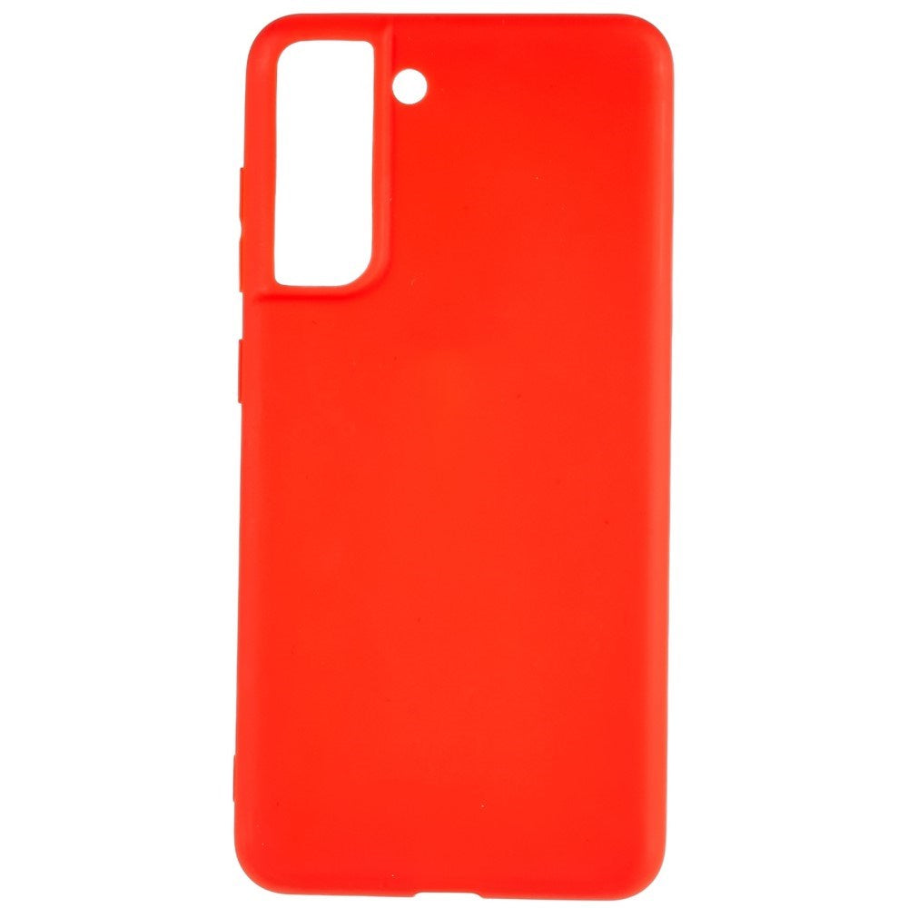 Eiderwood Samsung Galaxy S21   Fleksibelt Plastik Bagside Cover Rød
