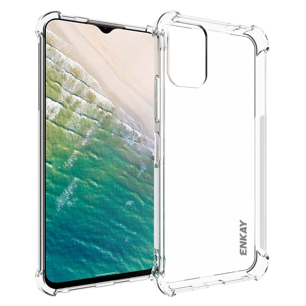 Eiderwood Nokia C32 Fleksibelt Plastik Bagside Cover    Kraftige Hjørner Gennemsigtig