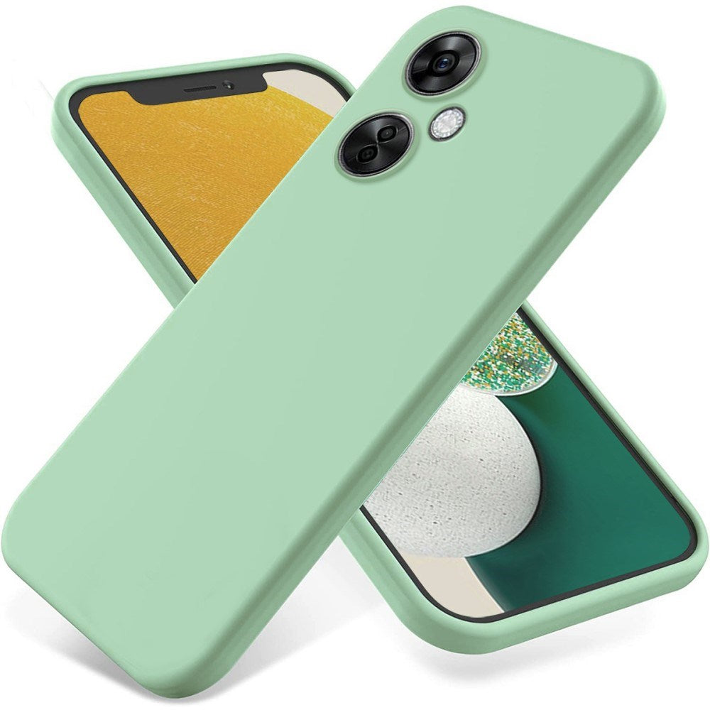 Eiderwood Oneplus Nord     Lite  5g  Foret Silikone Bagside Cover    Strop Grøn