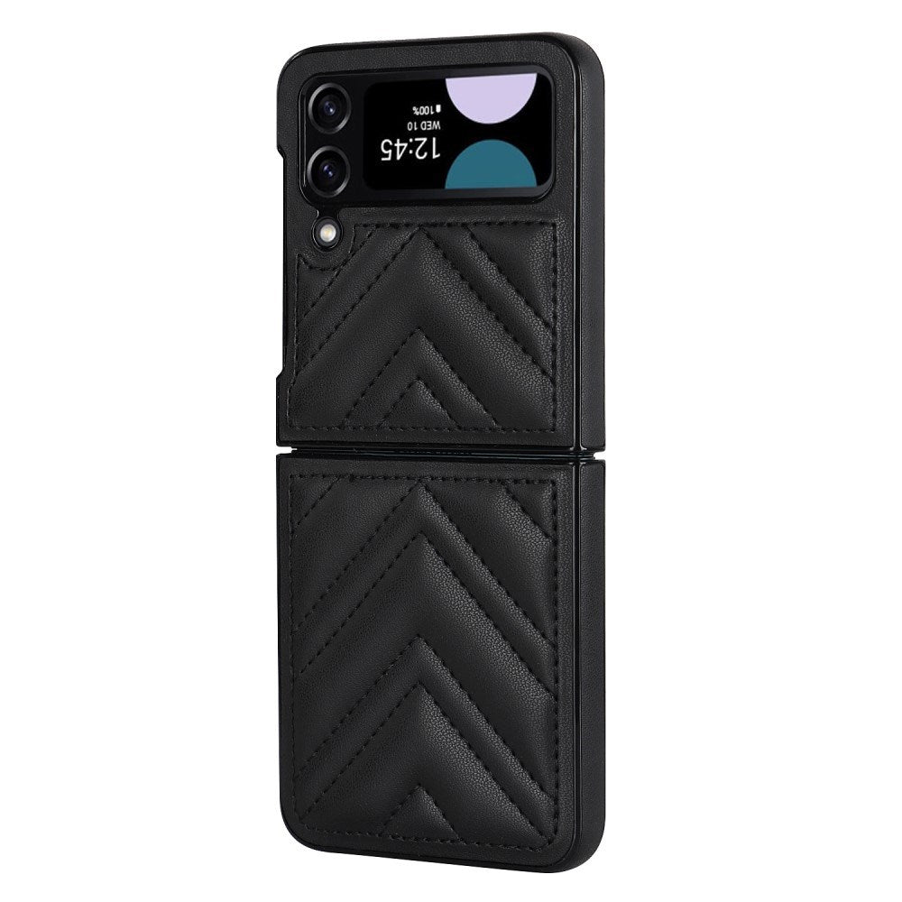 Eiderwood Samsung Galaxy   Flip4  5g  Kunstlæder Bagside Cover     -design Sort