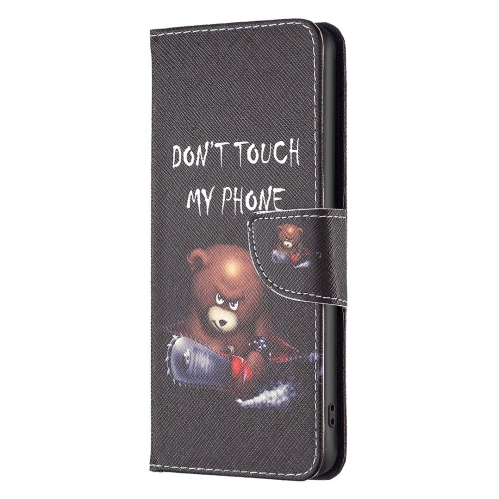 Eiderwood Motorola Edge 40 Neo Kunstlæder Flip Cover    Pung   Print  Quot Don 39   Touch   Phone Quot  Bjørn