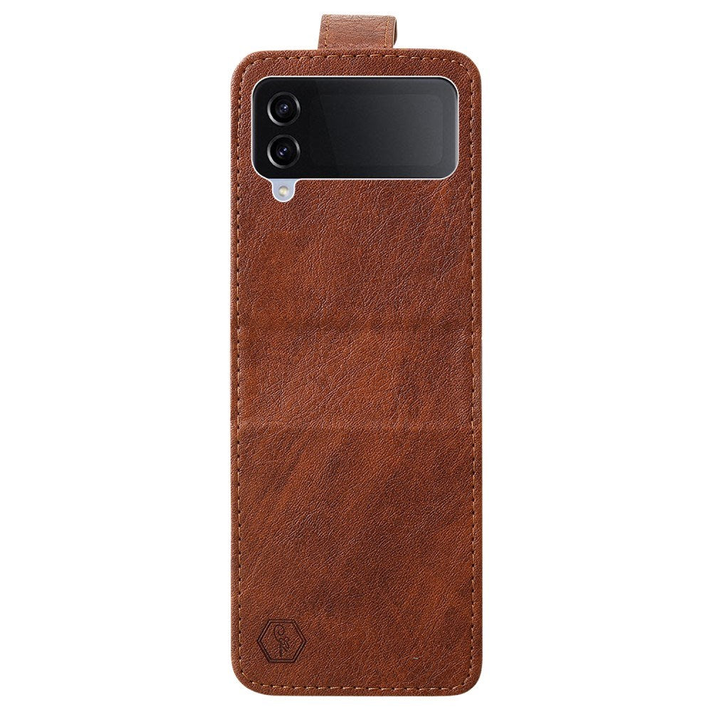 Eiderwood Samsung Galaxy   Flip4  5g  Kunstlæder Mobil Cover Brun