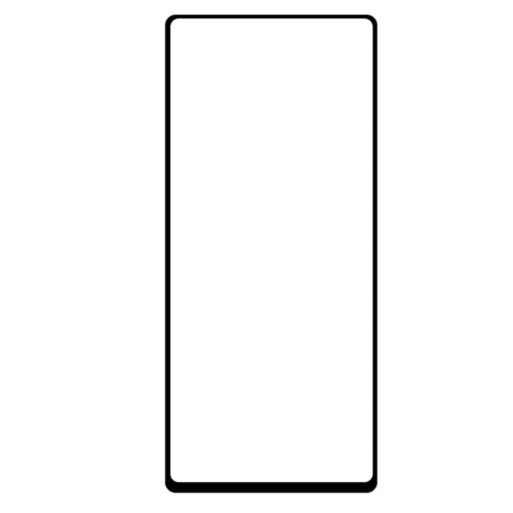 Google Pixel 7a Hærdet Skærmbeskyttelsesglas Full Fit Gennemsigtig   Sort