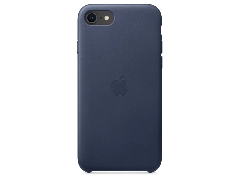 Apple Bagsidecover Til Mobiltelefon Læder Midnatsblå For Iphone             Generation