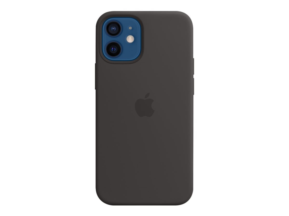 Apple Bagsidecover Til Mobiltelefon Med Magsafe Silicone Sort For Iphone 12 Mini