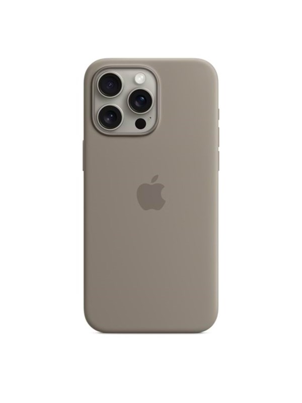 Apple Iphone 15 Pro Max Silicone Case With Magsafe Clay