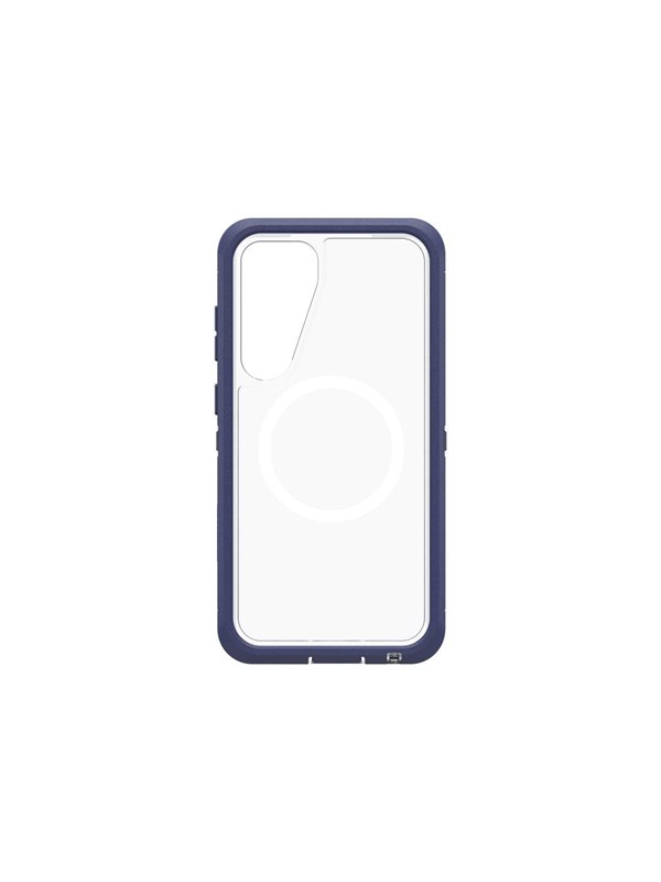 Otterbox Defender   Clear Magnets Samsung Galaxy S25  Violet Thunder Clear Purple