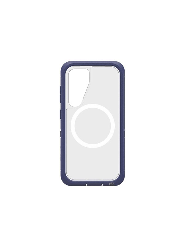 Otterbox Defender   Clear Magnets Samsung Galaxy S25 Violet Thunder Clear Purple