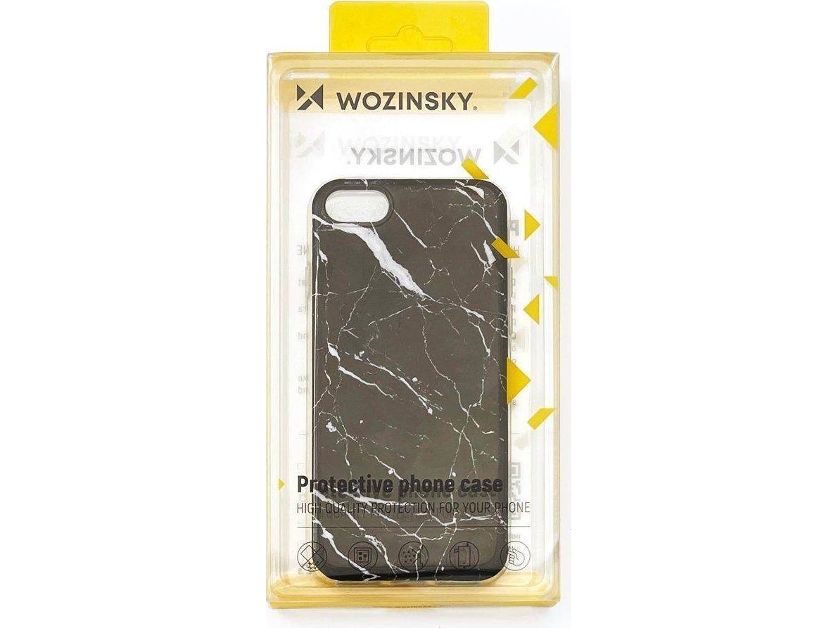 Wozinsky Wozinsky Marble Gel Case Cover Xiaomi Redmi Note 10 5g   Poco M3 Pro Sort