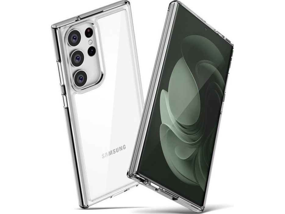 Crong Crystal Shield Cover Samsung Galaxy S23 Ultra Etui  Gennemsigtig