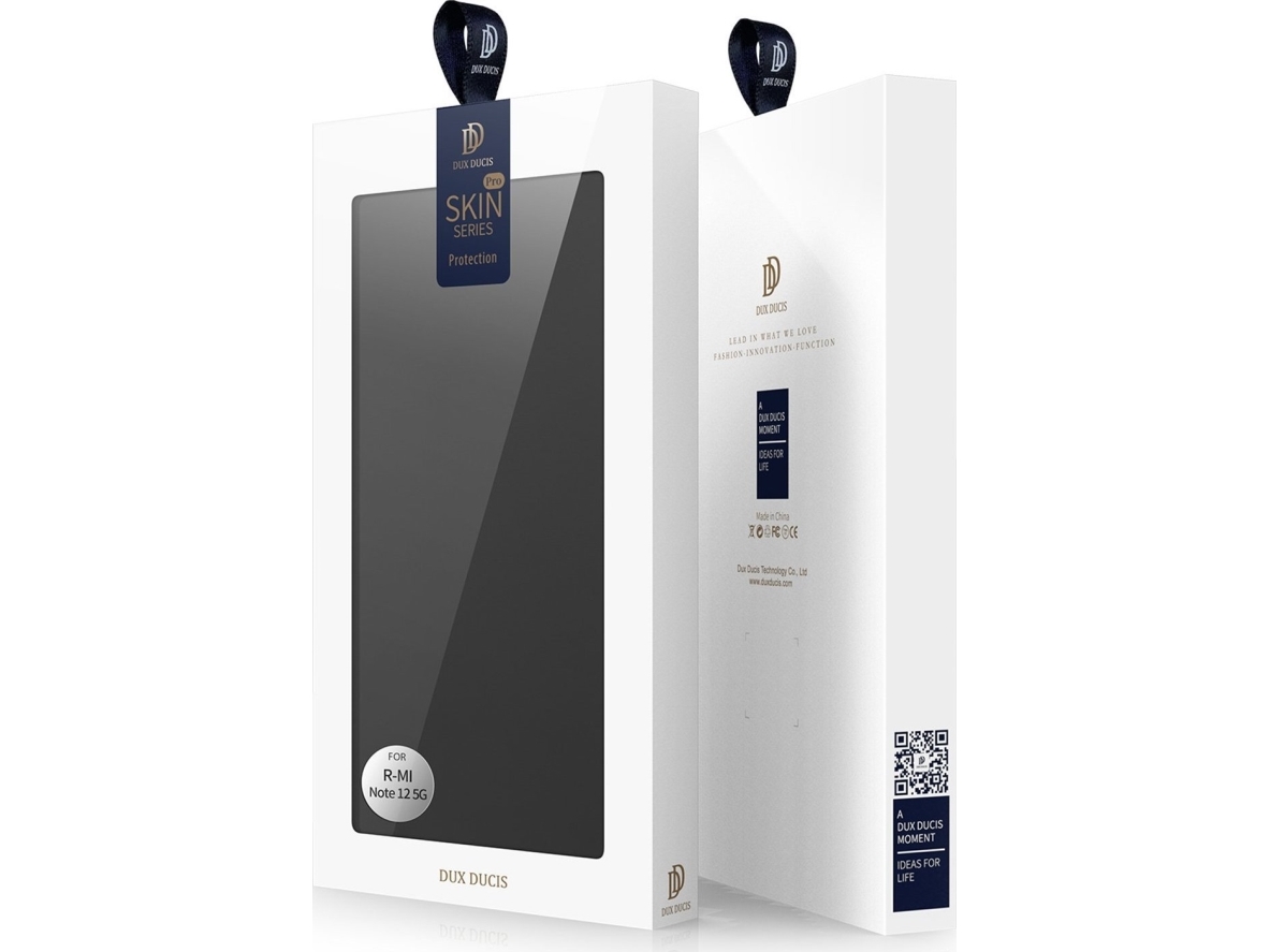 Dux Ducis Dux Ducis Skin Pro Etui Til Xiaomi Redmi Note 12 Pro  Flip Cover Kort Tegnebog Stativ Sort