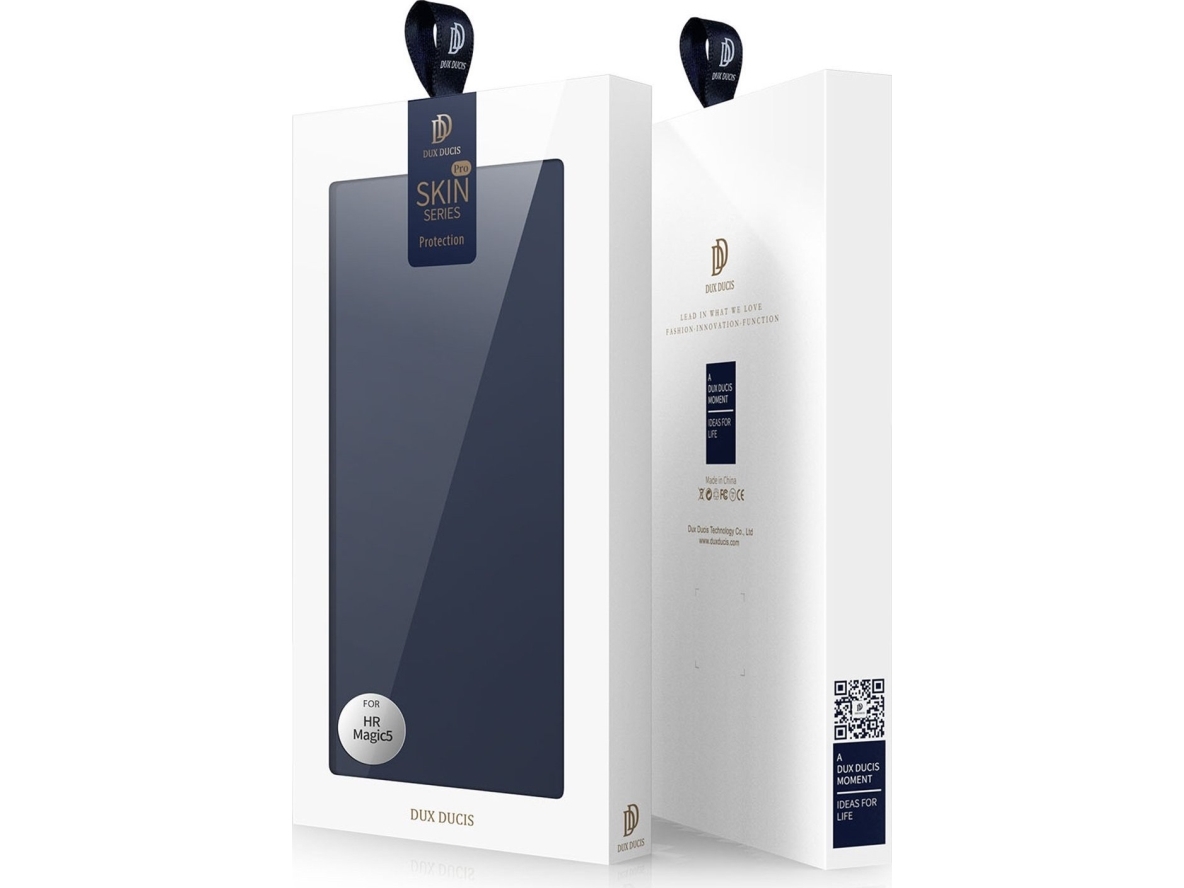 Dux Ducis Dux Ducis Skin Pro Etui Til Honor Magic5 Flip Cover Kort Pung Stativ Blå