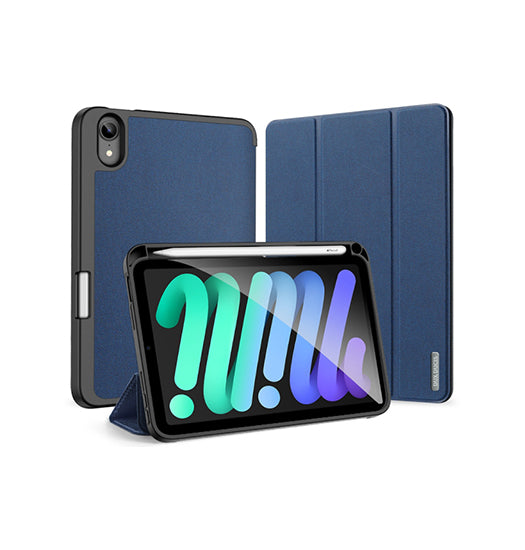 Dux Ducis Trifold Læder Cover til iPad Mini 6/7 - Blå