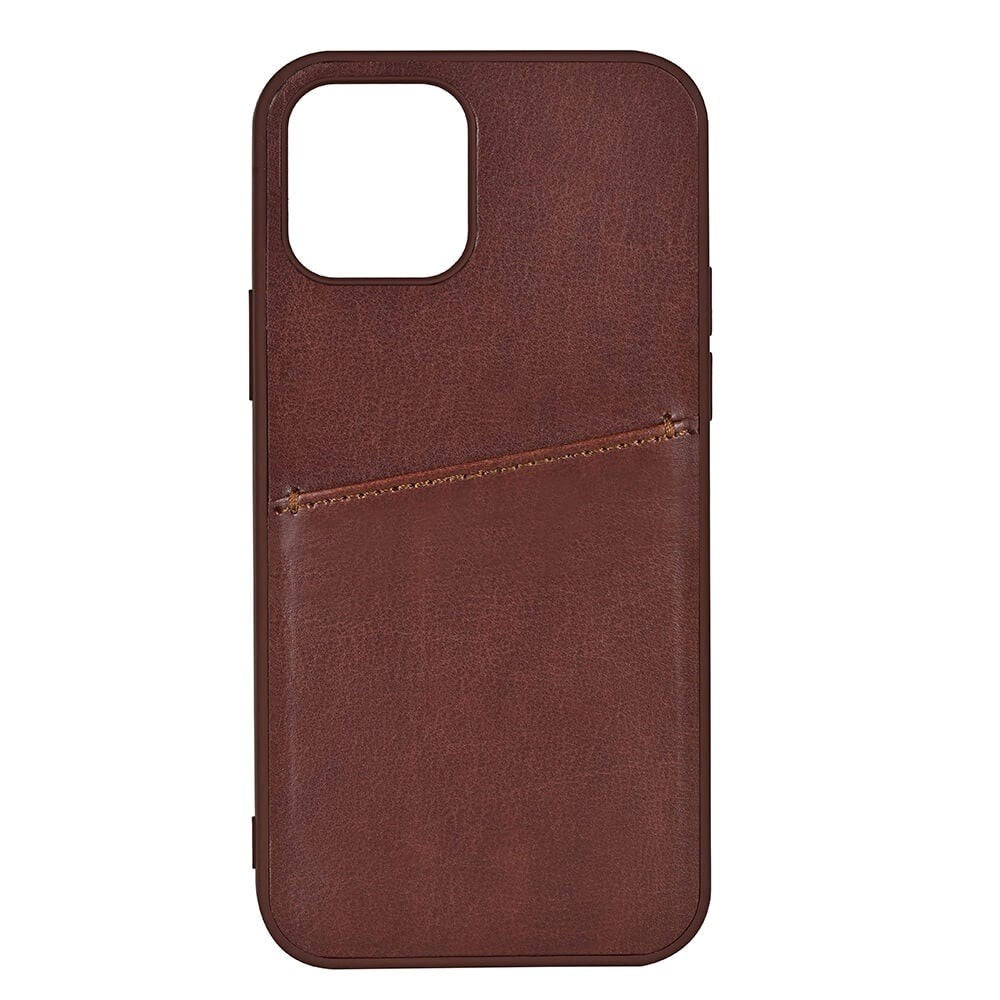 Buffalo Iphone 13 Mini ægte Læder Bagside Cover    Kortlomme Brun