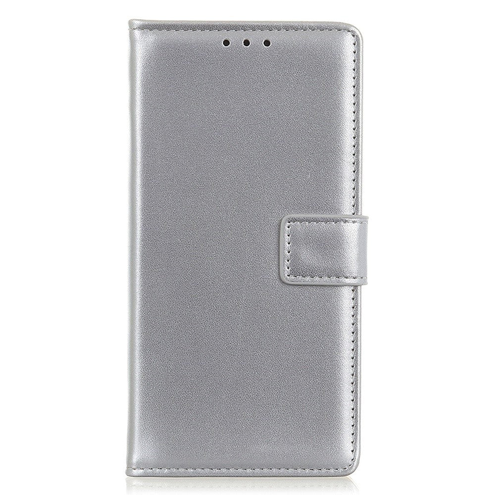 Xiaomi 13 Lite Blødt Læder Flip Cover    Pung Sølv
