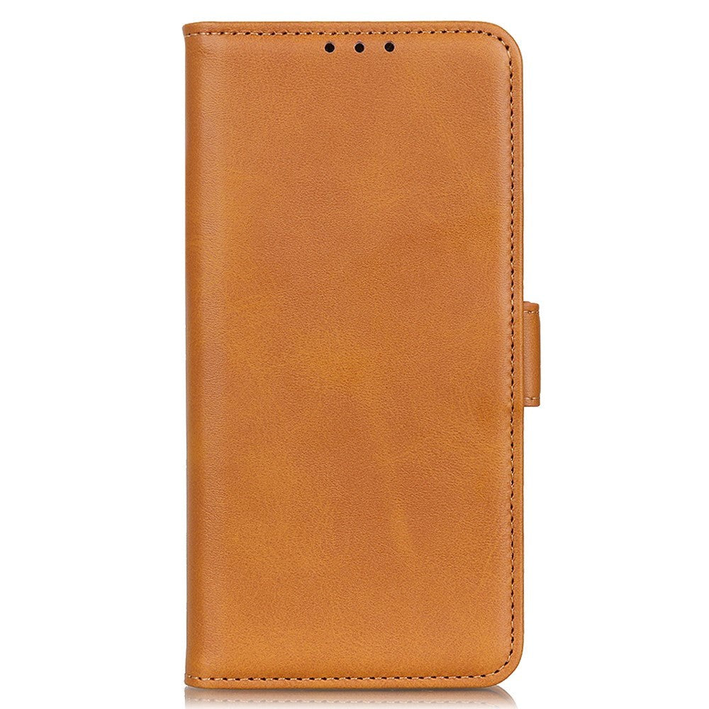 Motorola Thinkphone Flip Cover Læder    Pung Lysebrun