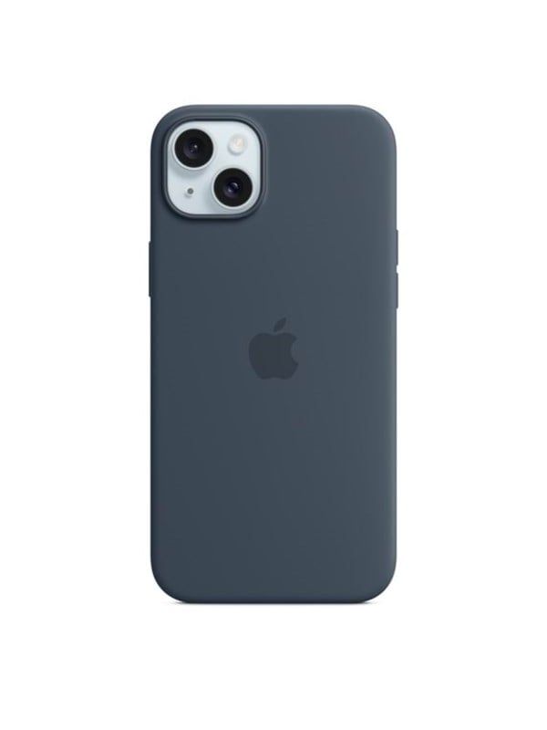 Apple iPhone 15 Plus Silikonecover med MagSafe - Stormblå