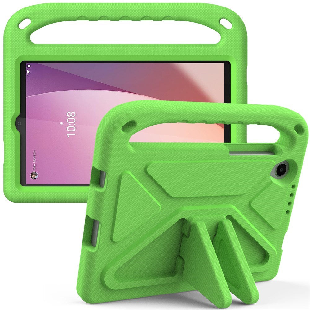 Lenovo Tab M8     Gen  Eiderwood Børne Cover    Håndtag   Ståfunktion Grøn